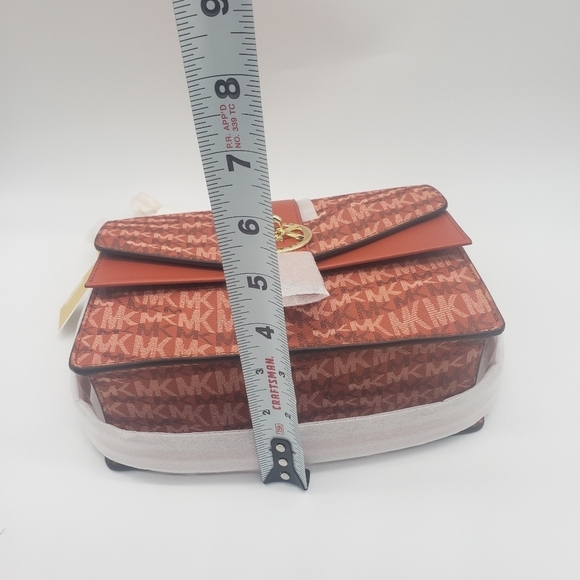 1493- MICHAEL KORS Greenwich Small Animal Print Logo Crossbody Bag NWT - Picture 8 of 8